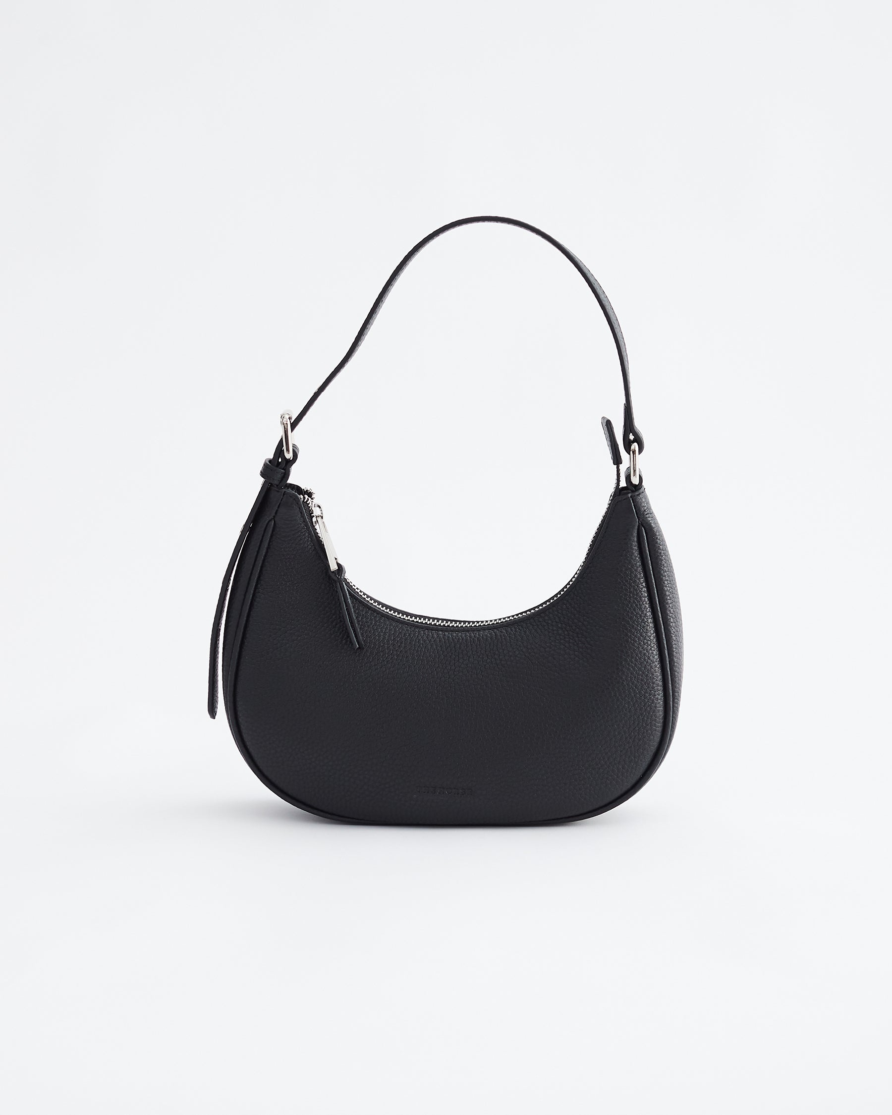 Friday Bag Leather Crescent Bag in Black The Horse