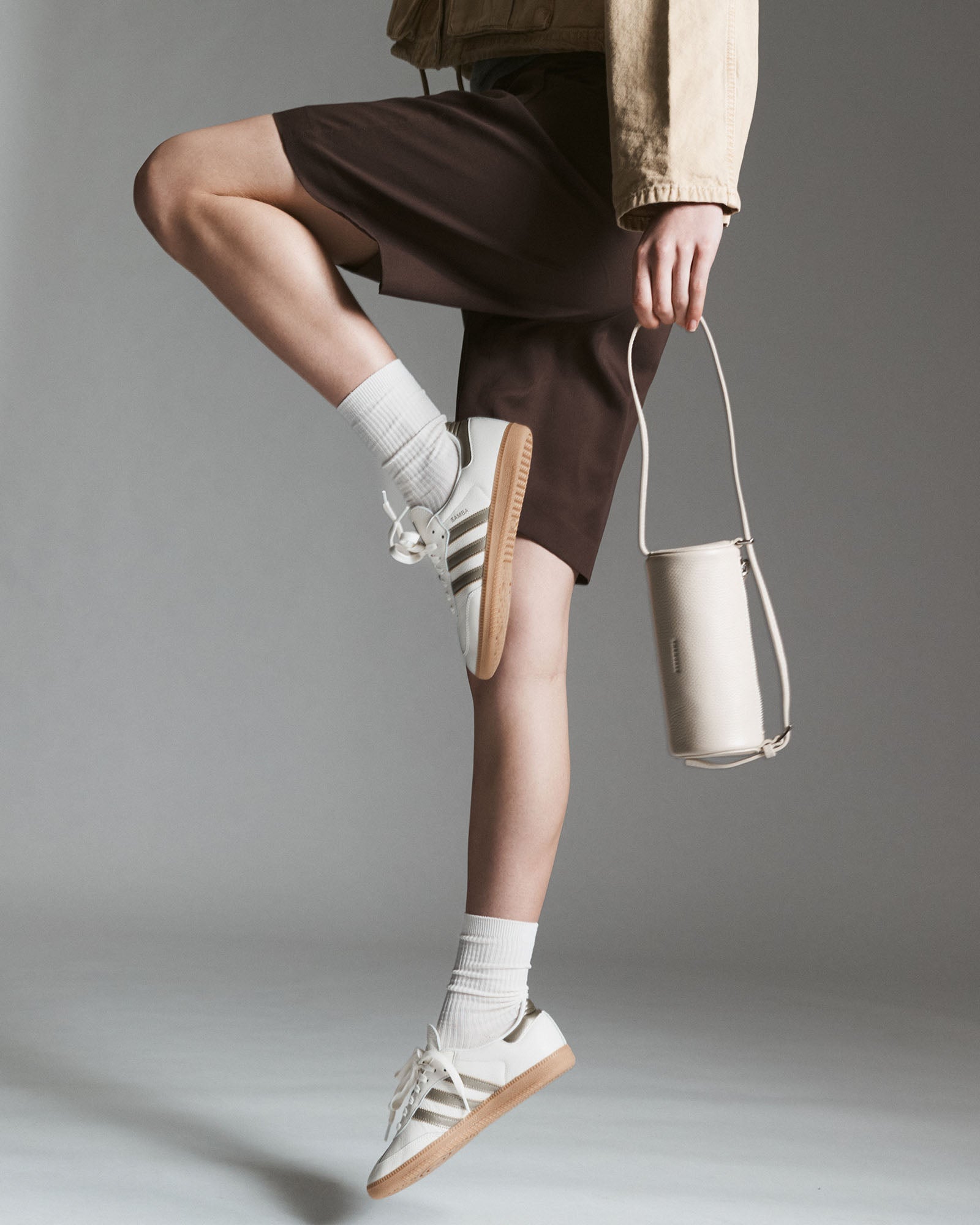 Romy Bag: Oat Pebbled Leather