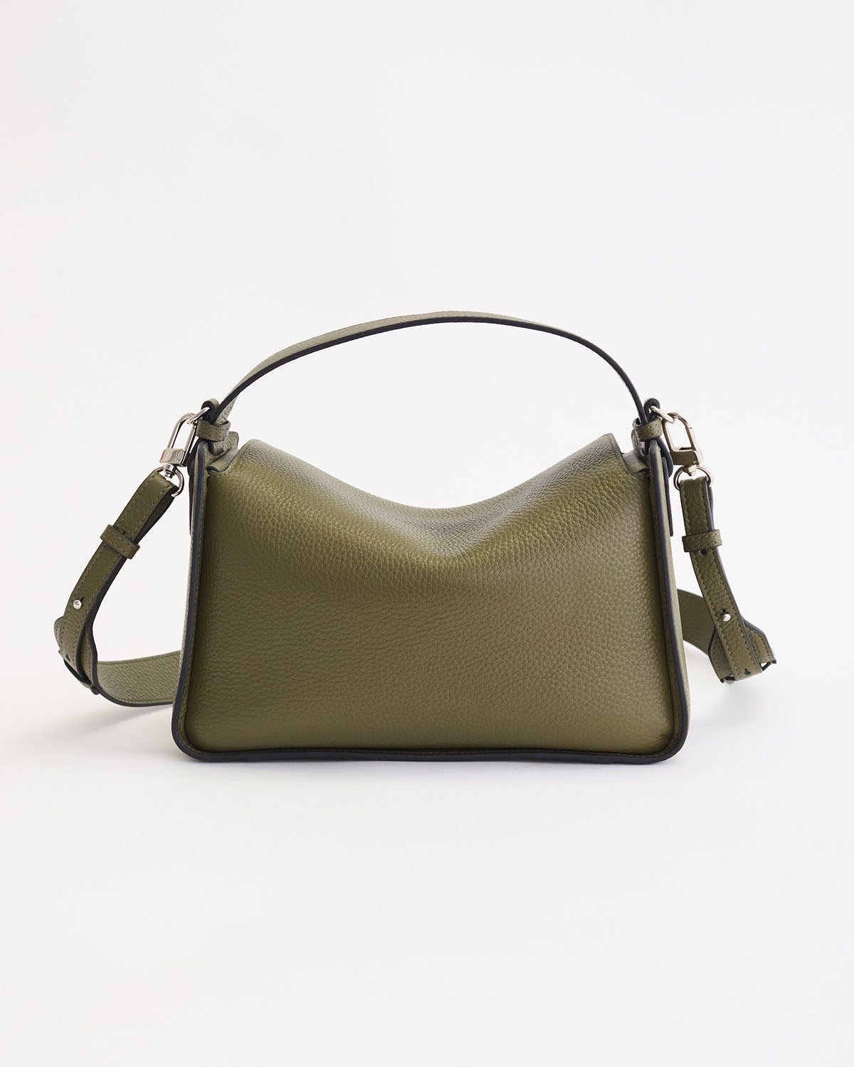 Clementine Bag Olive Pebbled Leather