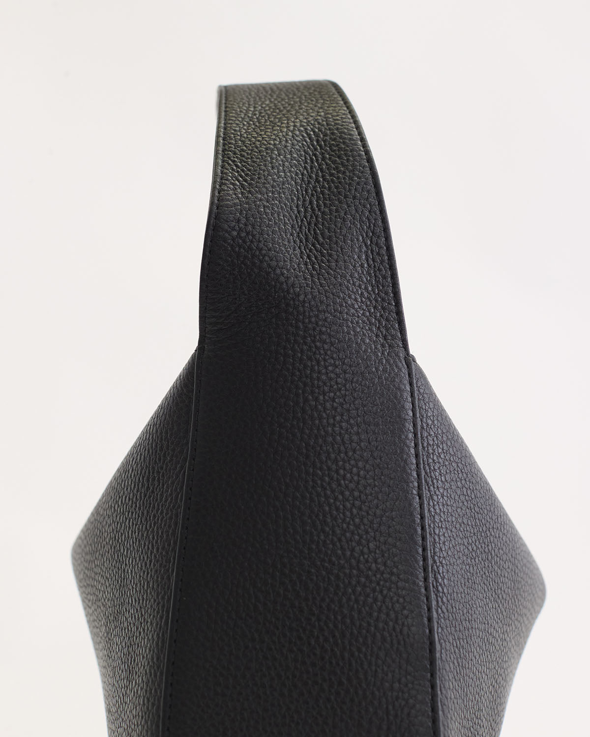 Mae Bag: Black Pebbled Leather