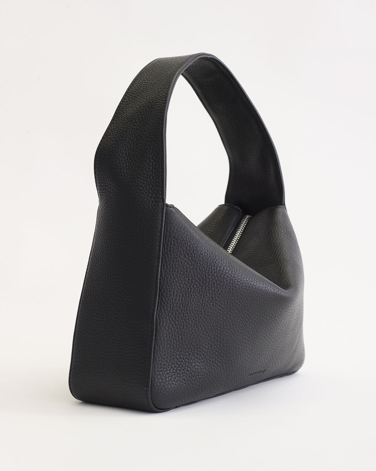 Mae Bag: Black Pebbled Leather