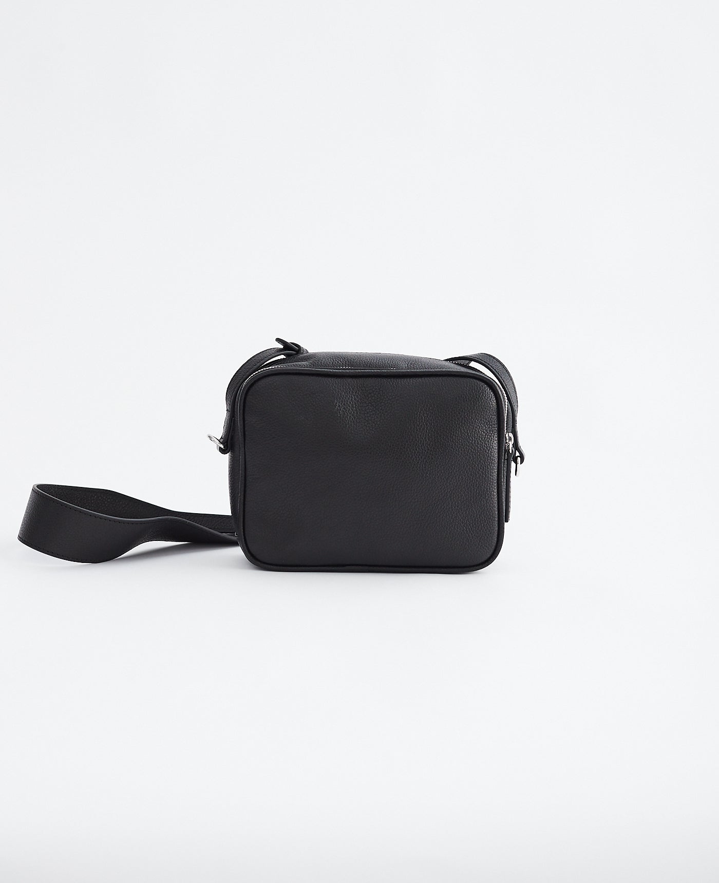 Dylan Crossbody Bag in Black Leather | The Horse