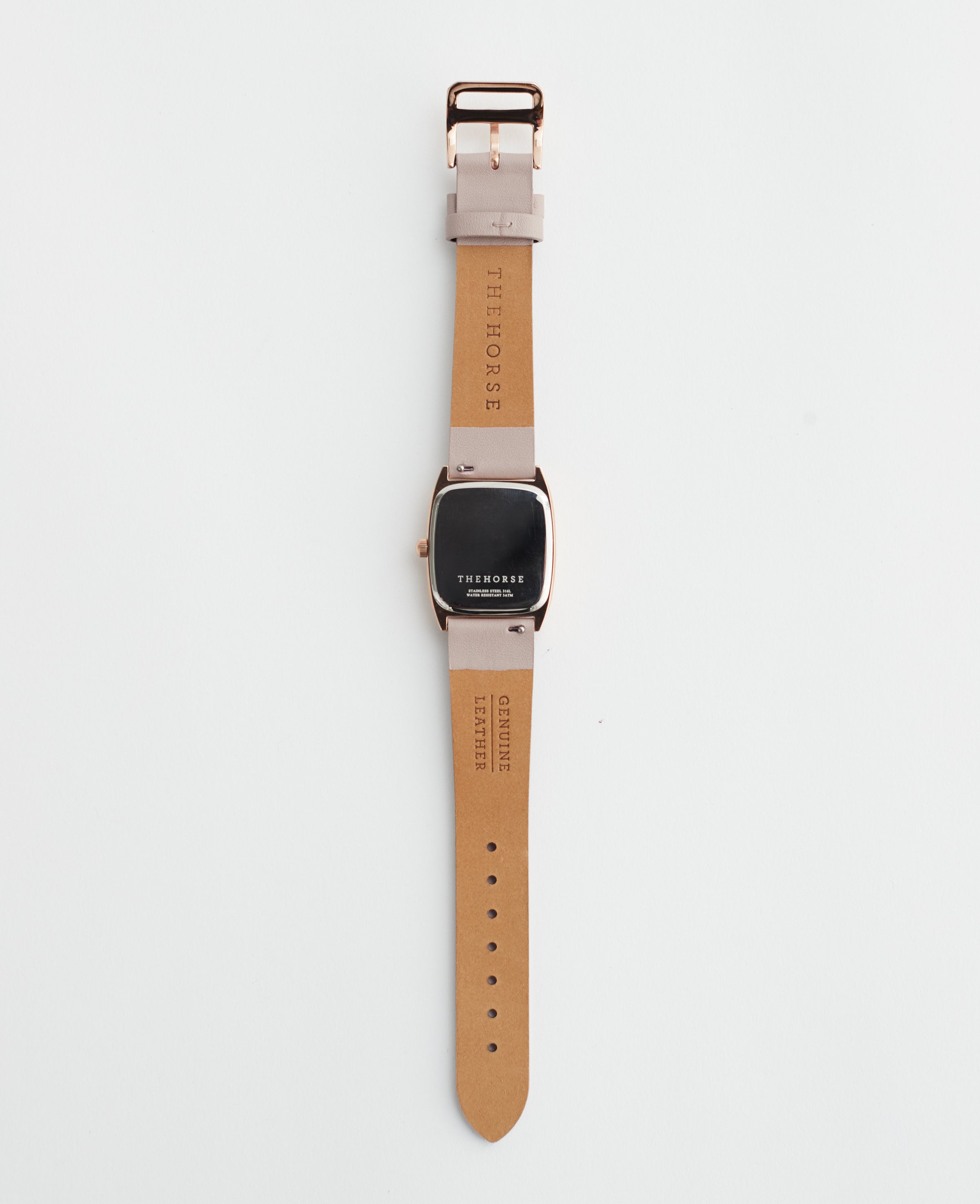 The Dress Watch: Rose Gold / White Dial / Blush Leather