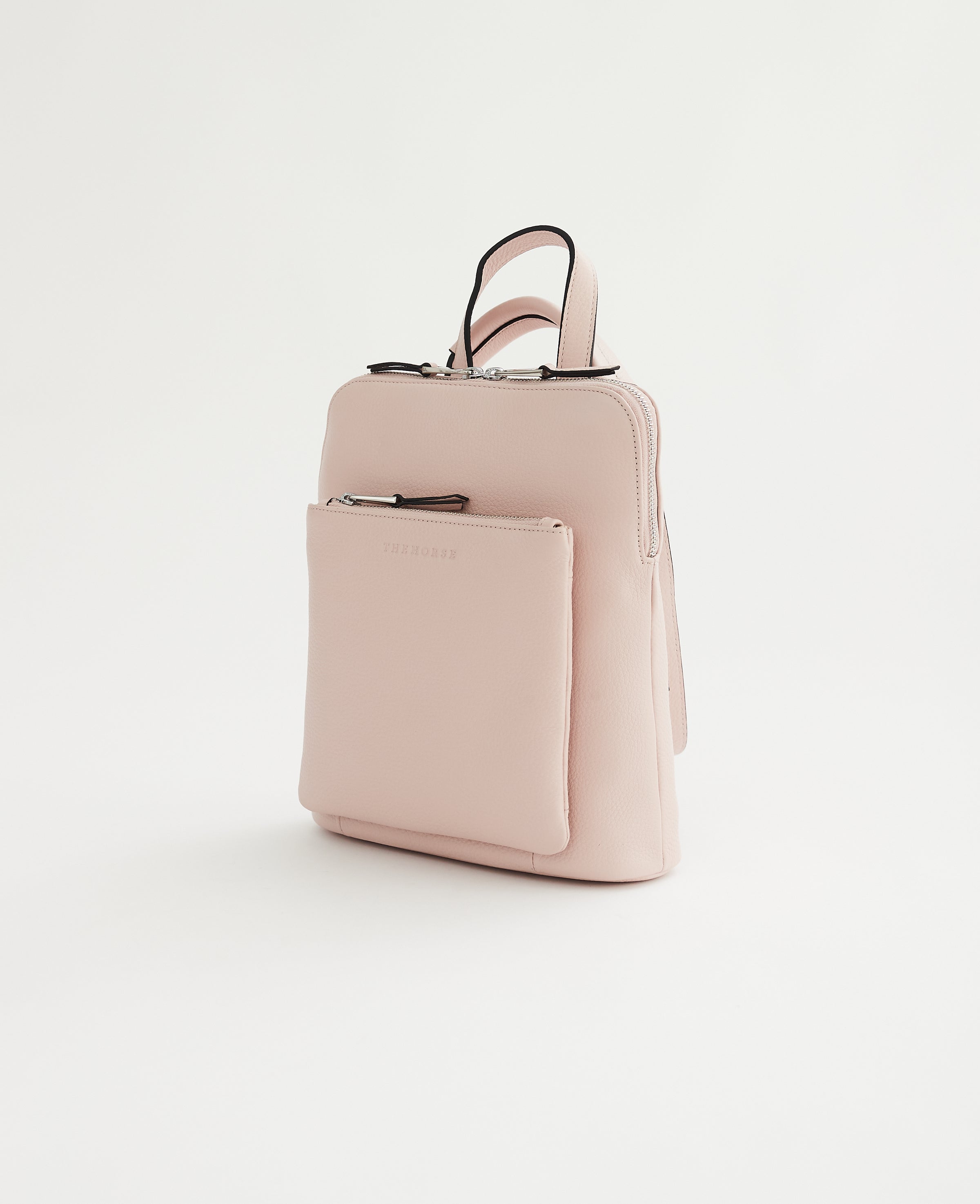 Mini Leather Backpack in Pink The Horse