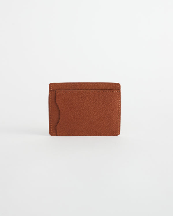 Flatboy Card Holder Wallet in Tan Leather | The Horse